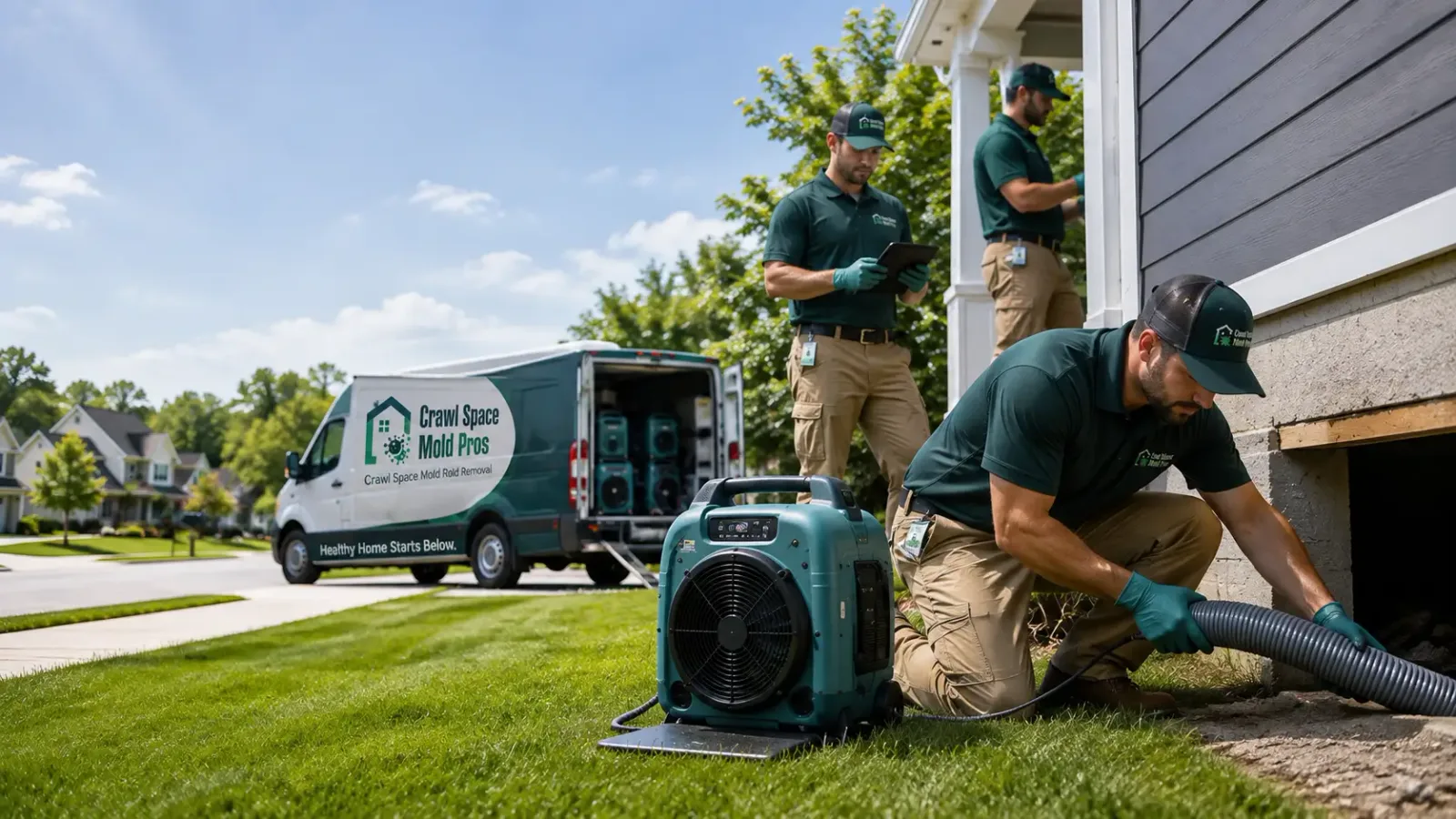 Crawl Space Mold Removal in Norfolk, NY